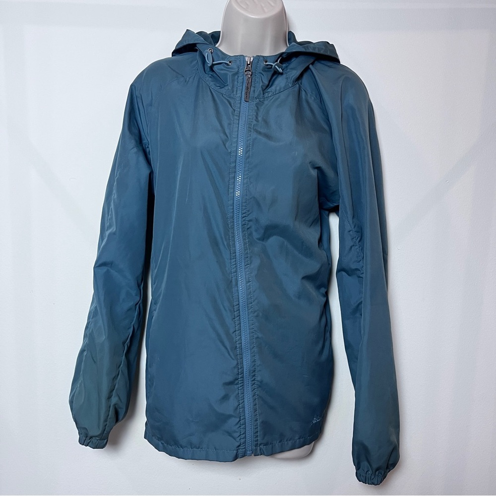 Eddie Bauer Hooded Windbreaker Raincoat Jacket Utility Outdoor